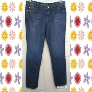 MICHAEL KORS DISTRESSED BLUE JEANS